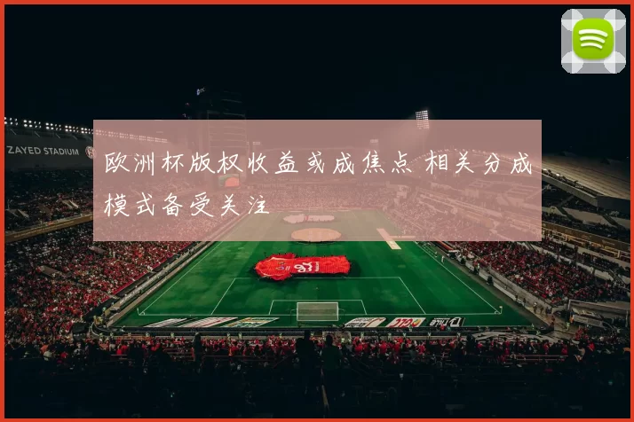 欧洲杯版权收益或成焦点 相关分成模式备受关注