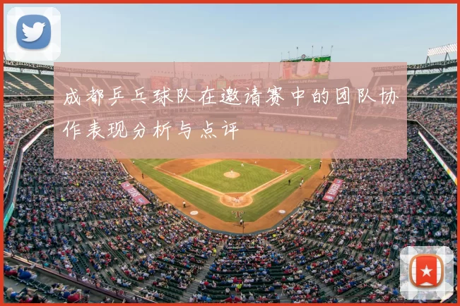 成都乒乓球队在邀请赛中的团队协作表现分析与点评